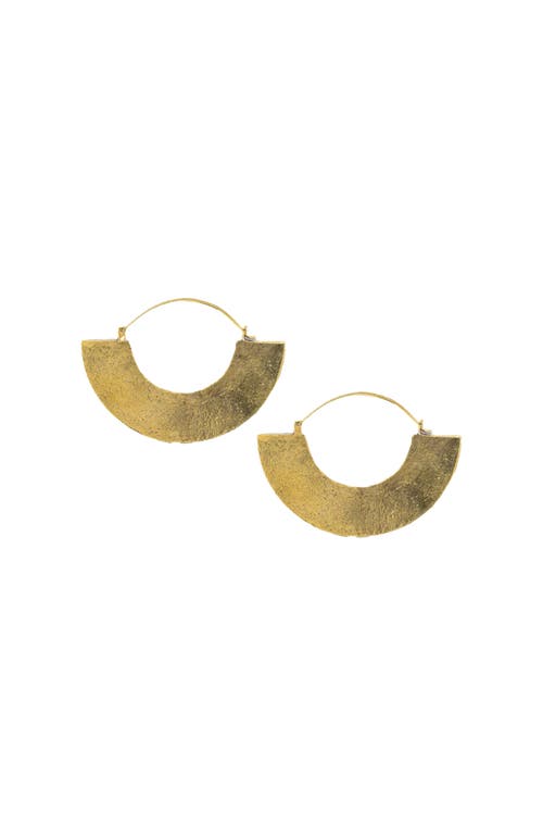 Kapoeta by Ambica Tuareg Hoop in Gold Plated  product