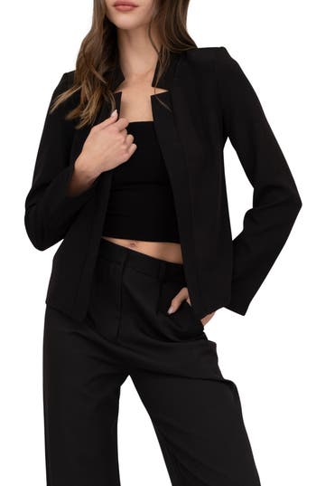 BLU PEPPER BLU PEPPER OPEN FRONT BLAZER 