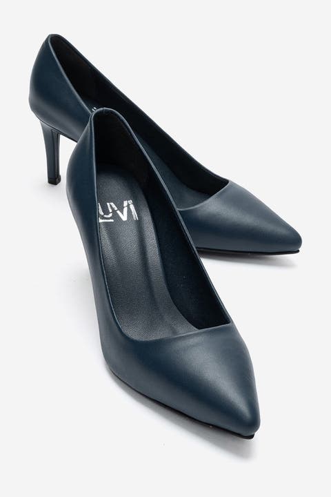 Clyde Leather Stiletto Pointed Toe Pump