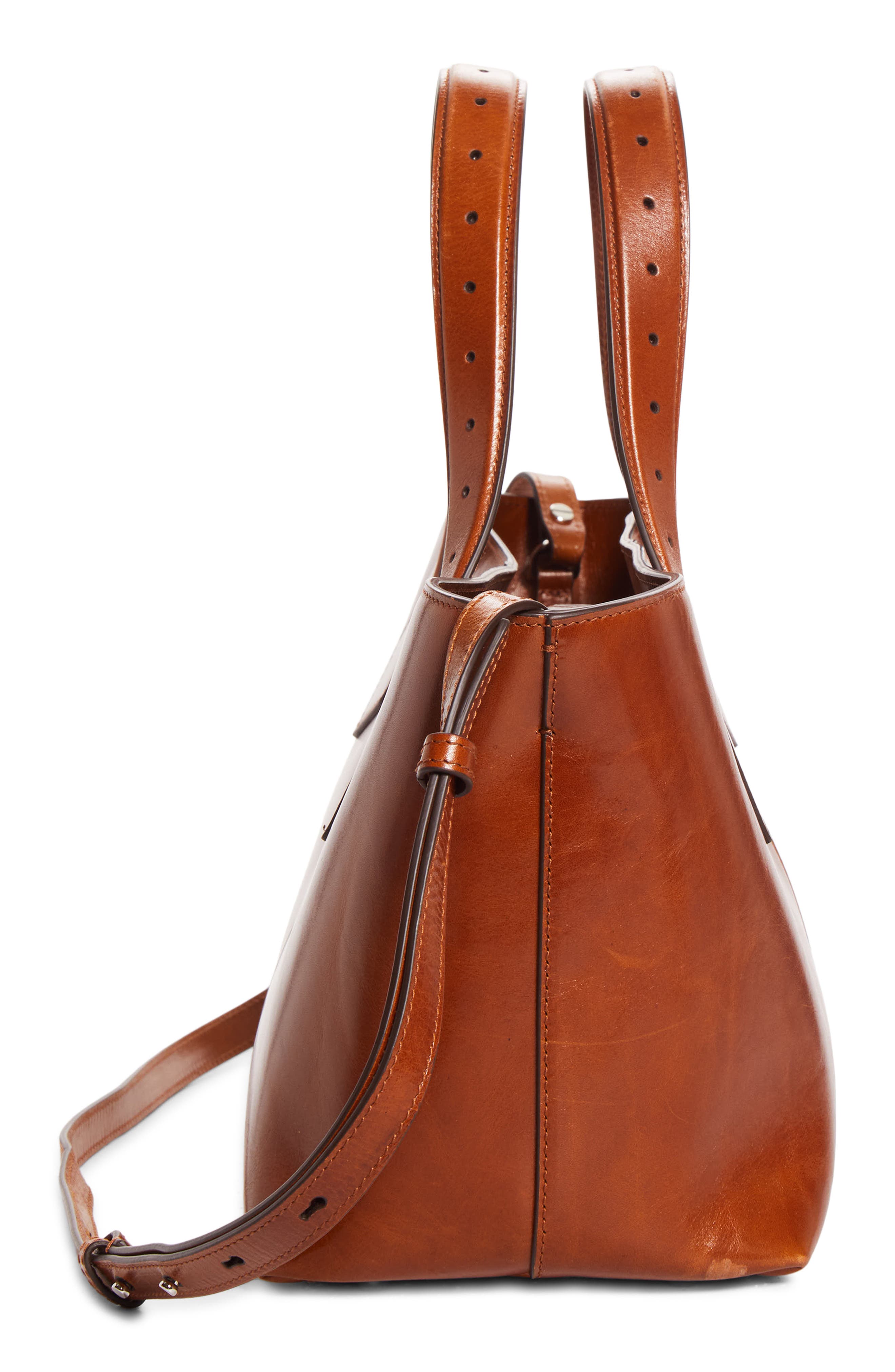 Chelsea Leather East/West Tote, Alternate, color, SADDLE