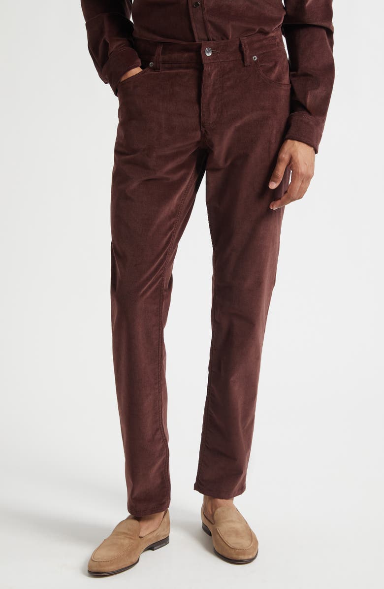 Dolce&Gabbana Stretch Cotton & Cashmere Corduroy Pants, Main, color, R5515 Marrone 10