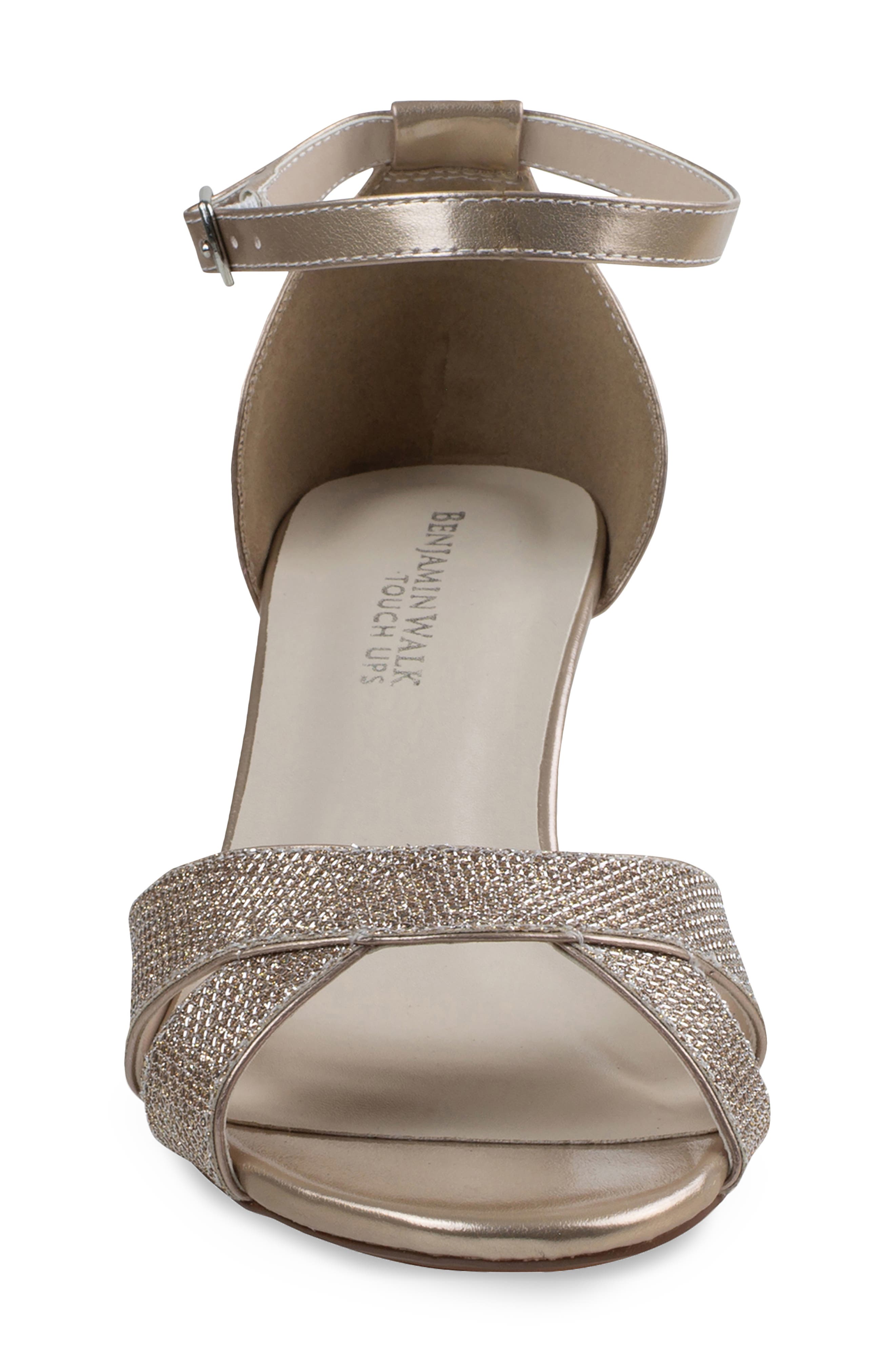 Clementine Kitten Heel Ankle Strap Sandal, Alternate, color, CHAMPAGNE