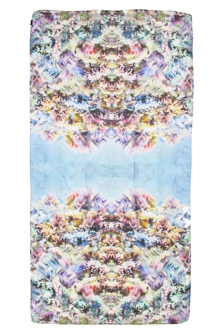 'Coral Reef' Wrap, Alternate, color, MULTI