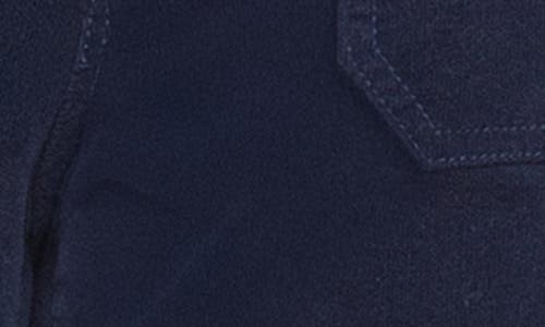 Liverpool Los Angeles Patch Pocket Mid Rise Ankle Wide Leg Corduroy Pants In Blue