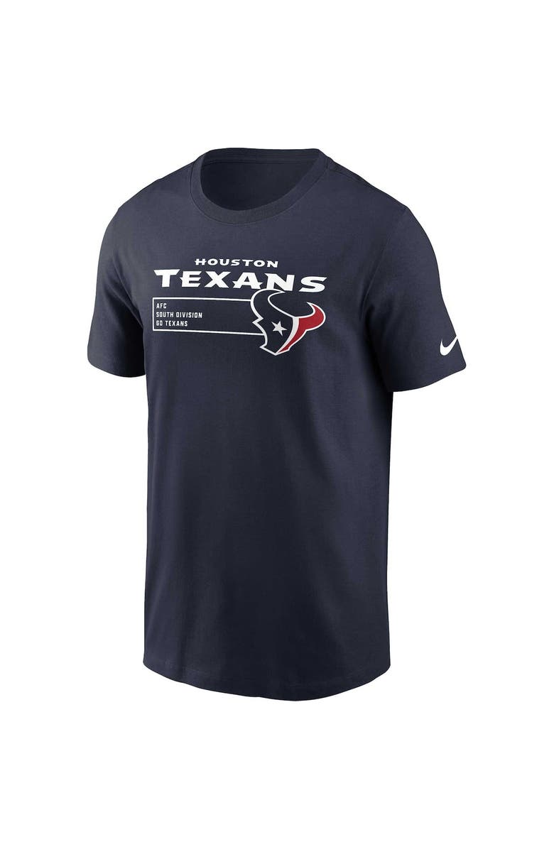 Nike Men's Nike Navy Houston Texans Division Essential T-Shirt, Alternate, color, Navy