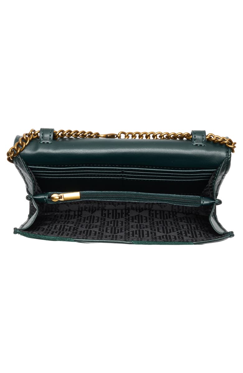 Kurt Geiger London Soho Wallet on a Chain, Alternate, color, Dark Green