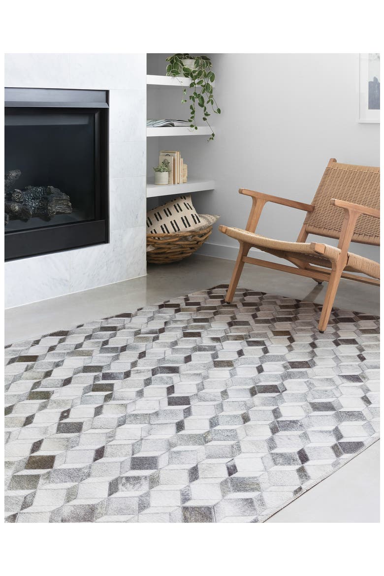 Maddox Collection Rug - Grey/Mocha - 5' x 8', Alternate, color, GREY / MOCHA