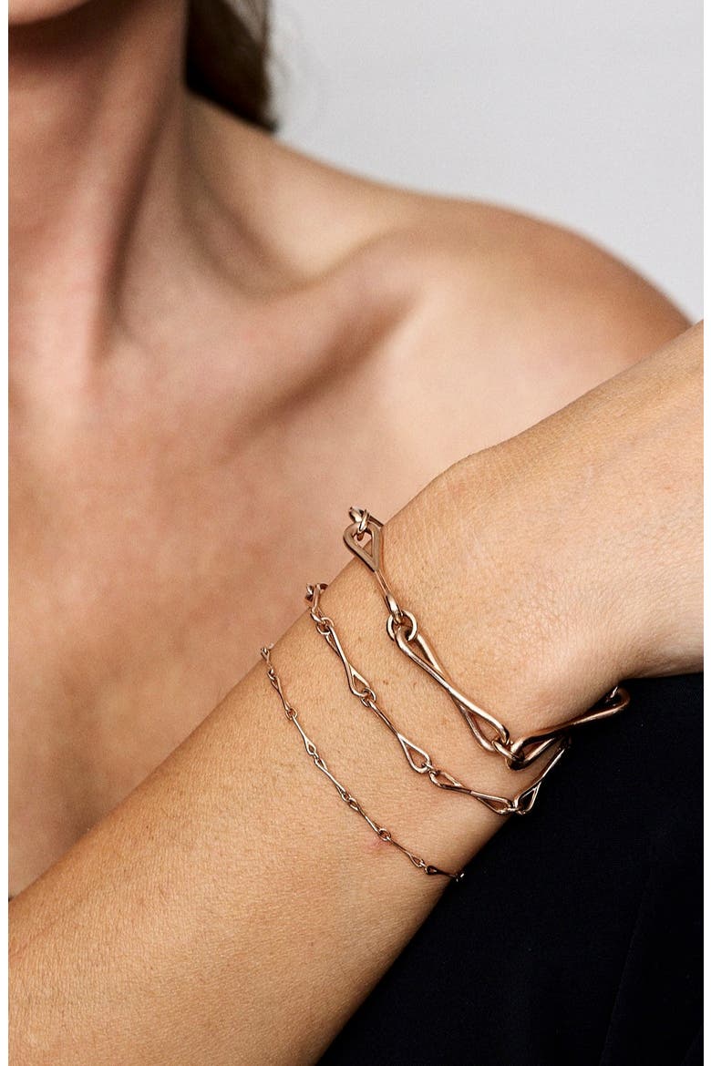 WaterDrop Large Link Bracelet, Alternate, color, 14K YELLOW GOLD