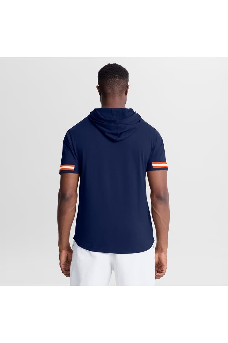 Men's Fanatics Navy Denver Broncos Optimal Play Short Sleeve Hooded T-Shirt, Alternate, color, Navy