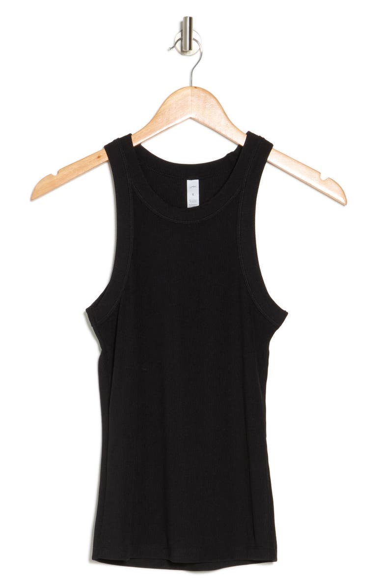 X by Gottex Racerback Tank, Alternate, color, Black