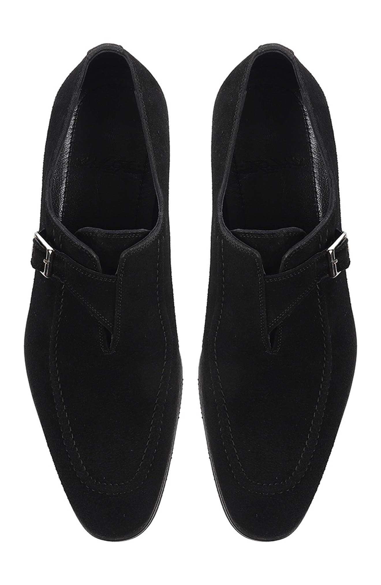 VELLAPAIS Amarillo Monk Shoe, Alternate, color, Black