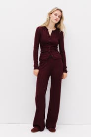 H&M Pointelle-knit Trousers