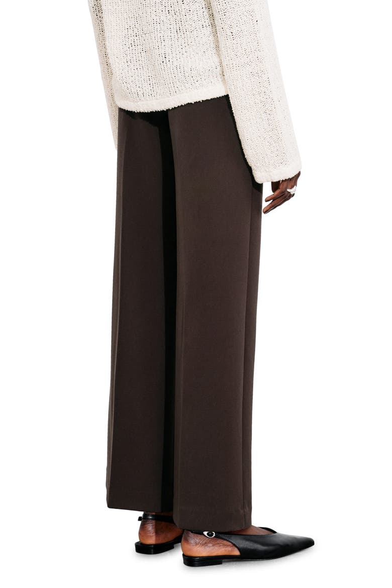 Press Crease Pants, Alternate, color, BROWN DARK