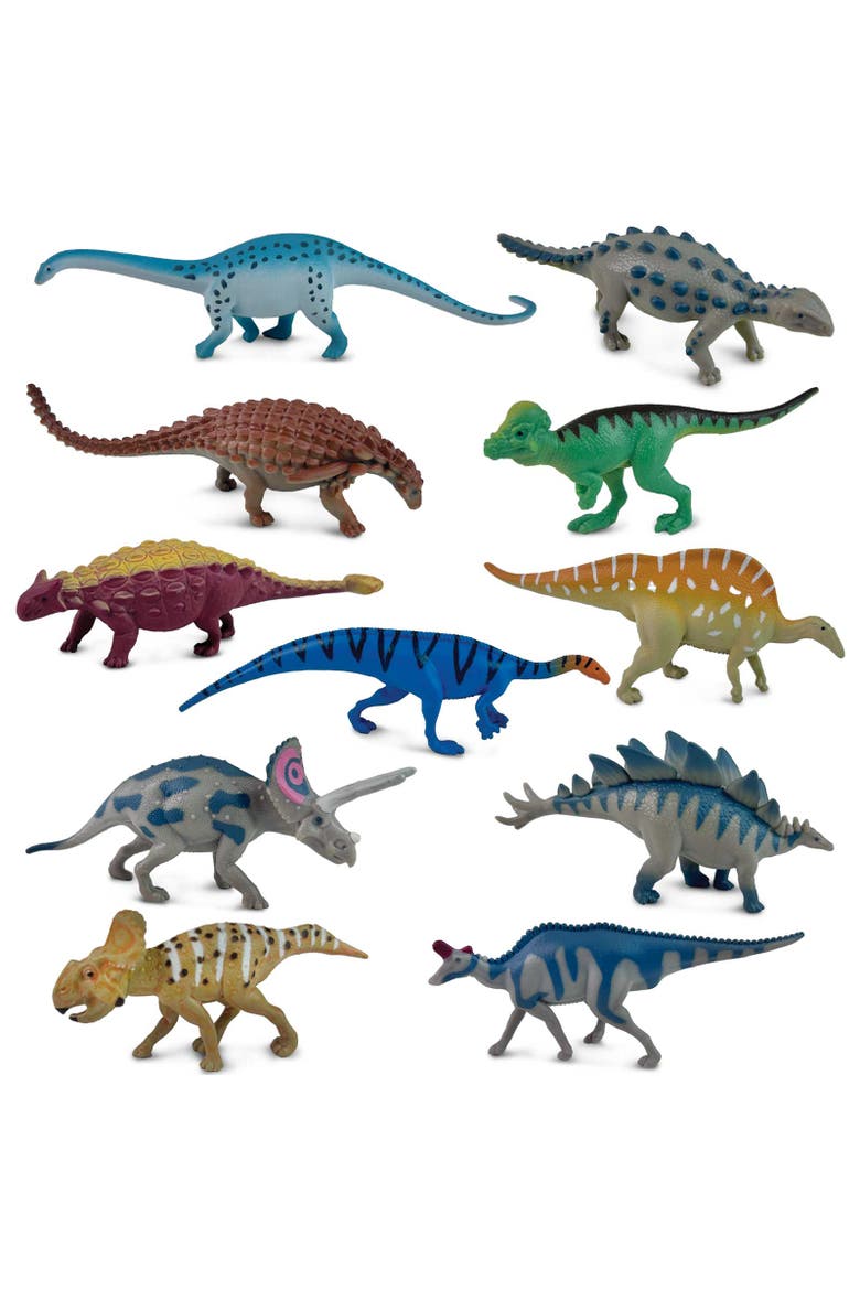 Herbivorous Dinos TOOB - contains 11 Mini Figurines, Alternate, color, None
