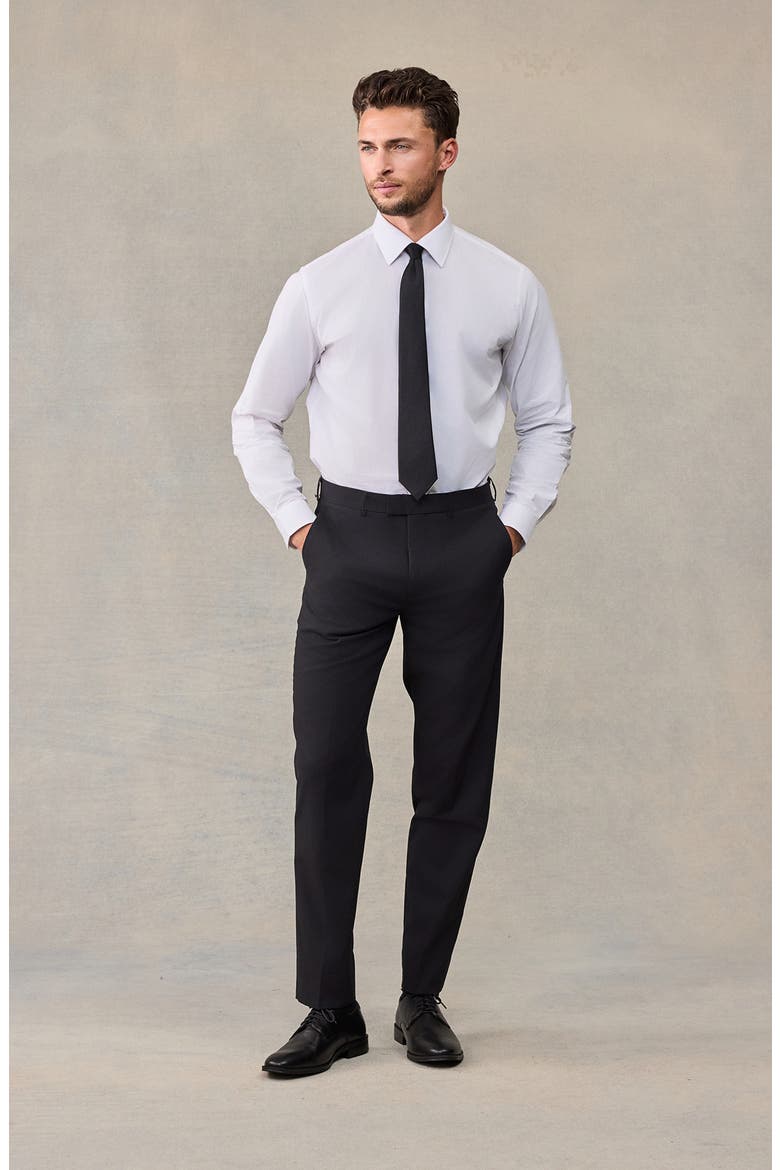Essential Slim Fit Suit Pants, Alternate, color, Black