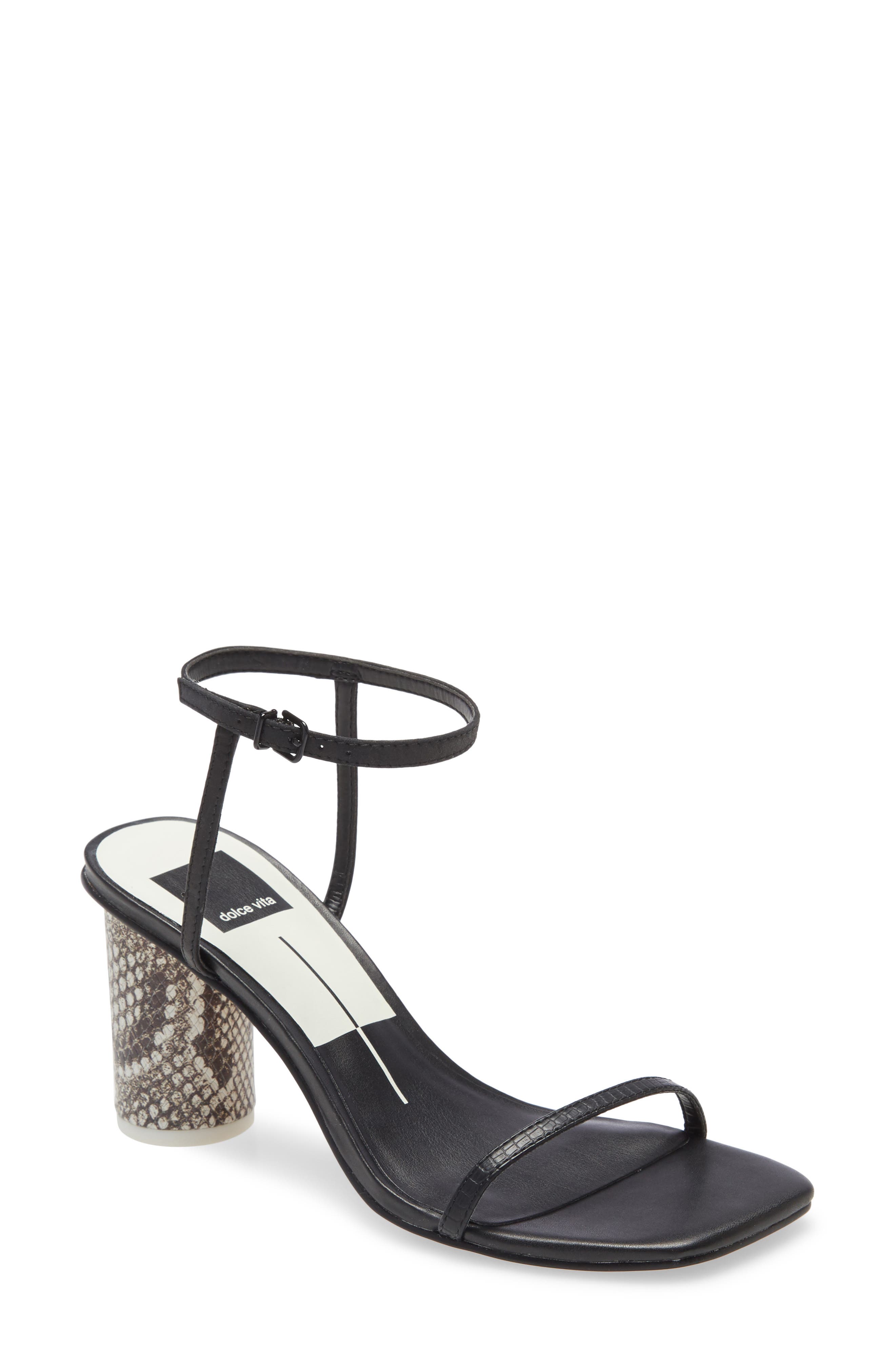 Dolce Vita Naomey Strappy Statement Heel Sandal, Main, color, 