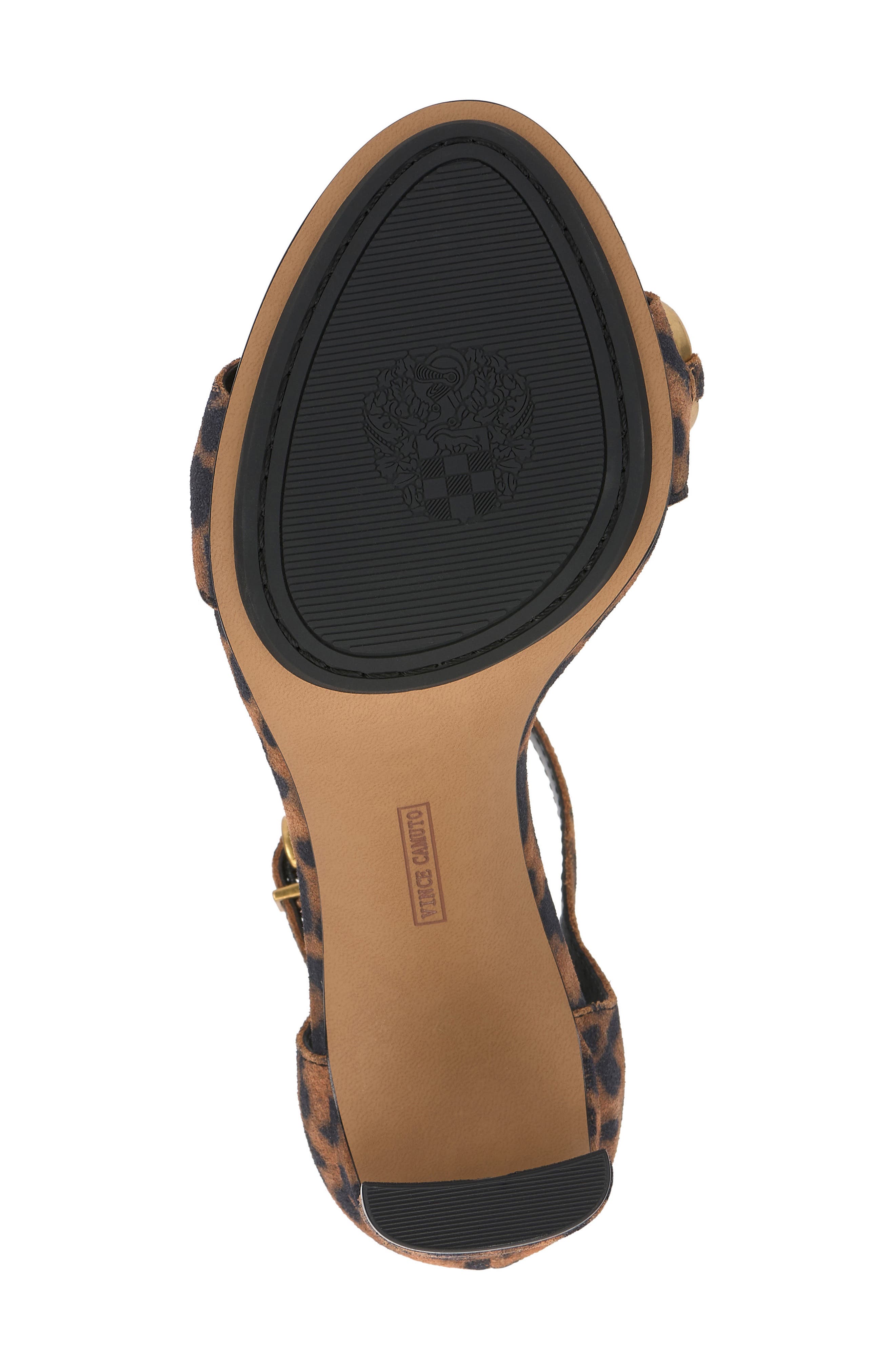 Vince Camuto Aurelia Ankle Strap Sandal, Alternate, color, Camel