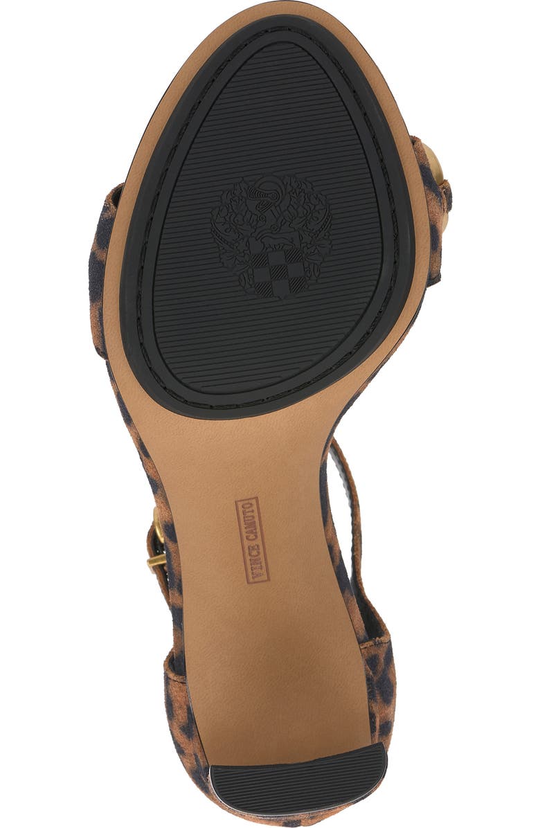 Vince Camuto Aurelia Ankle Strap Sandal, Alternate, color, Camel