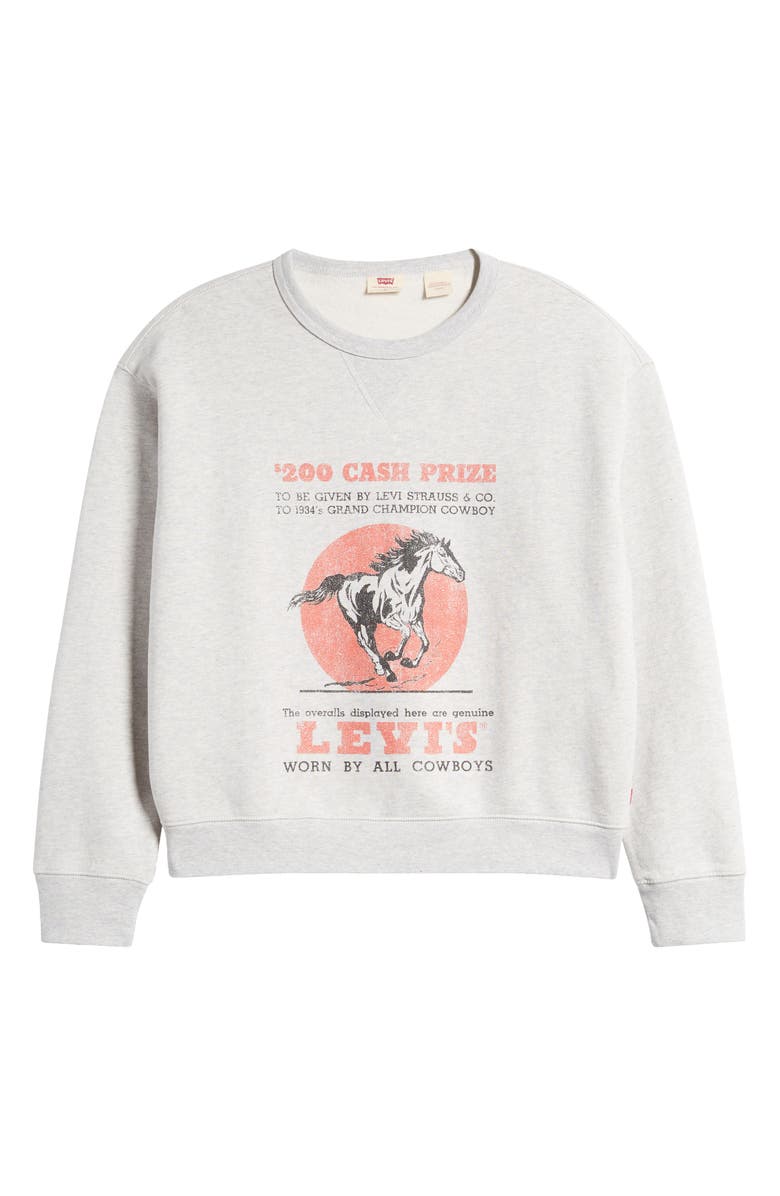Levi's<sup>®</sup> Signature Graphic Crewneck Sweatshirt, Alternate, color,