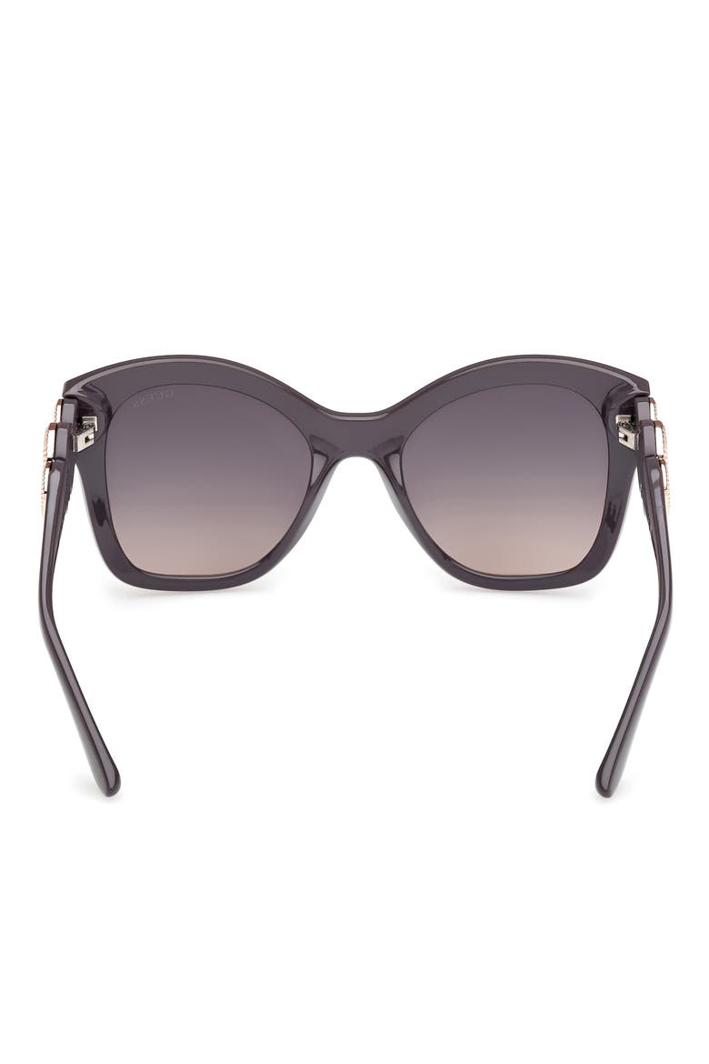 Butterfly Sunglasses, Alternate, color, GREY/ GRADIENT SMOKE