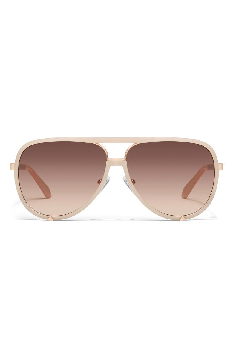 QUAY High Profile 60mm Gradient Aviator Sunglasses, Main, color, 