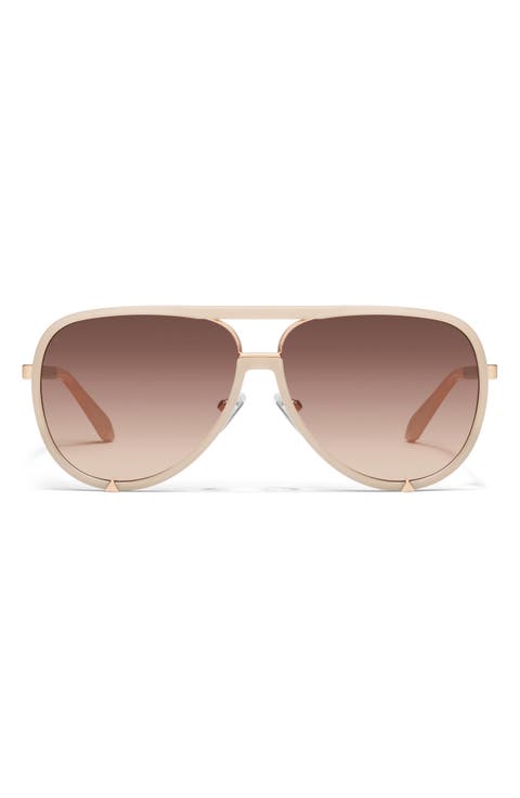 High Profile 60mm Gradient Aviator Sunglasses