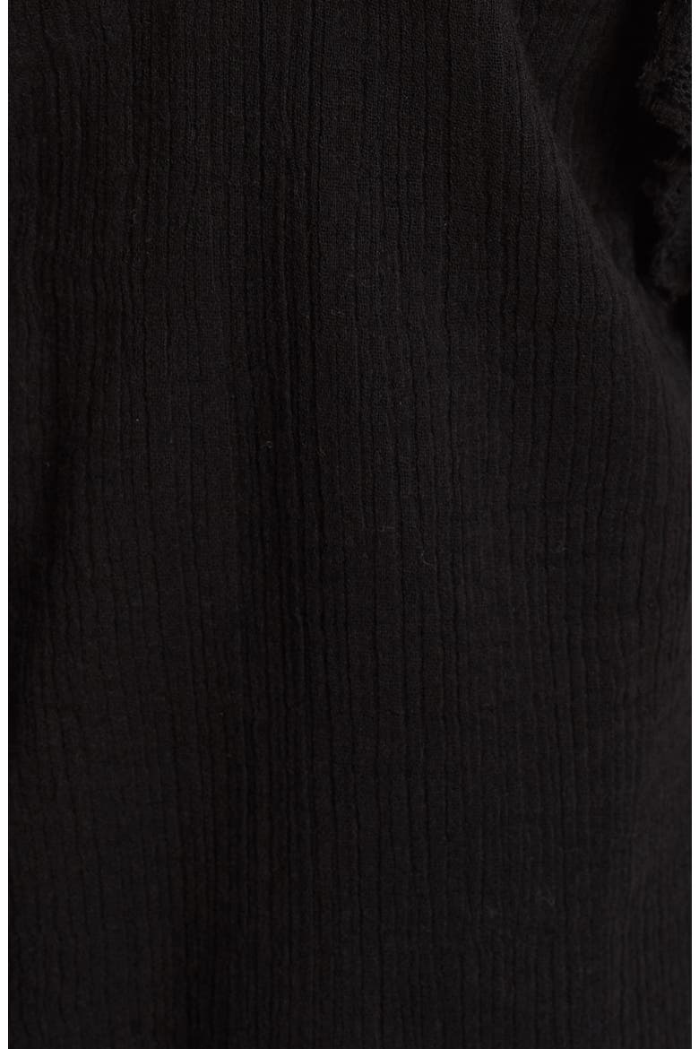 Simply Smiles Crochet Top, Alternate, color, BLACK