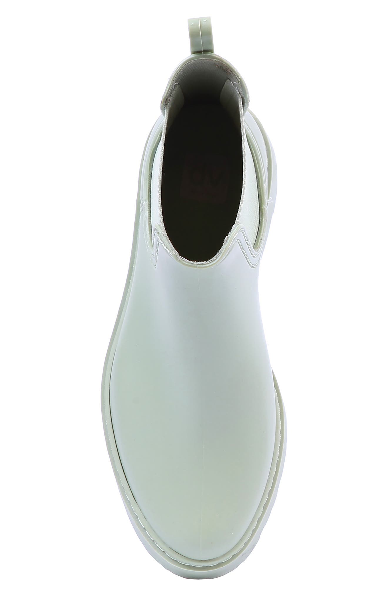 Thunder Chelsea Platform Lug Sole Rain Boot, Alternate, color, PISTACHIO MATTE