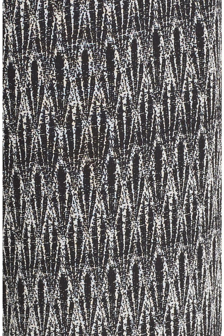 'Jourdanna' Print Silk Pants, Alternate, color, CAVIAR