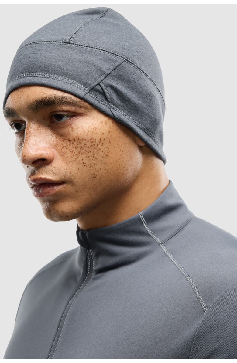 Peloton Merino Run Beanie, Alternate, color, Dark Grey