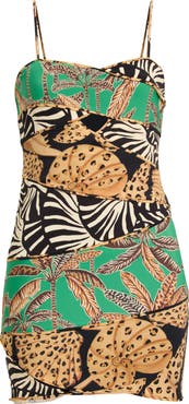 FARM Rio Mixed Print Minidress