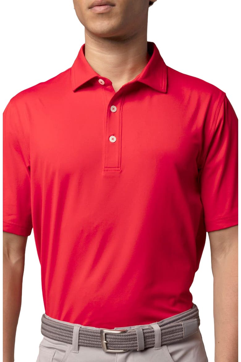 Encinitas Polo, Alternate, color, Core Red