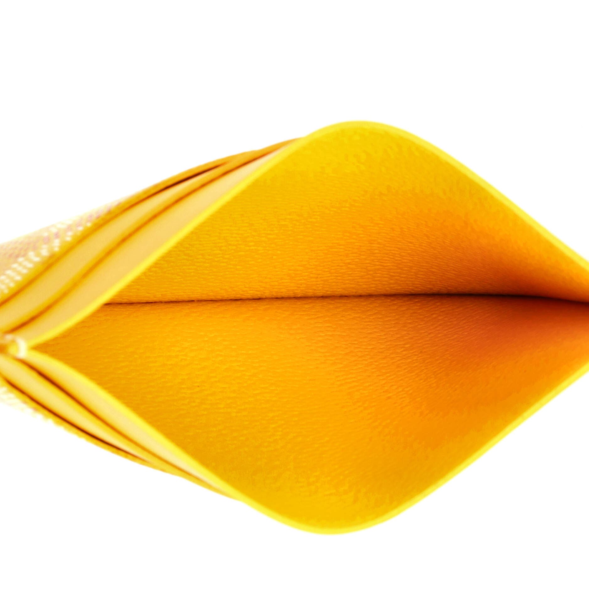 Pre-Owned Goyard Saint Sulpice Card Holder Coated Canvas, Alternate, color, Yellow