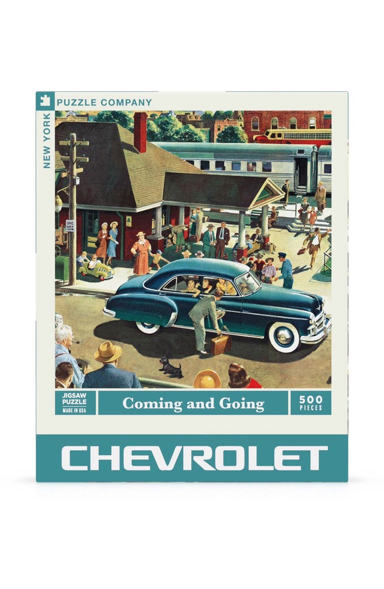 NEW YORK PUZZLE COMPANY Coming and Going 500 Piece Puzzle, Main, color, NO COLOR