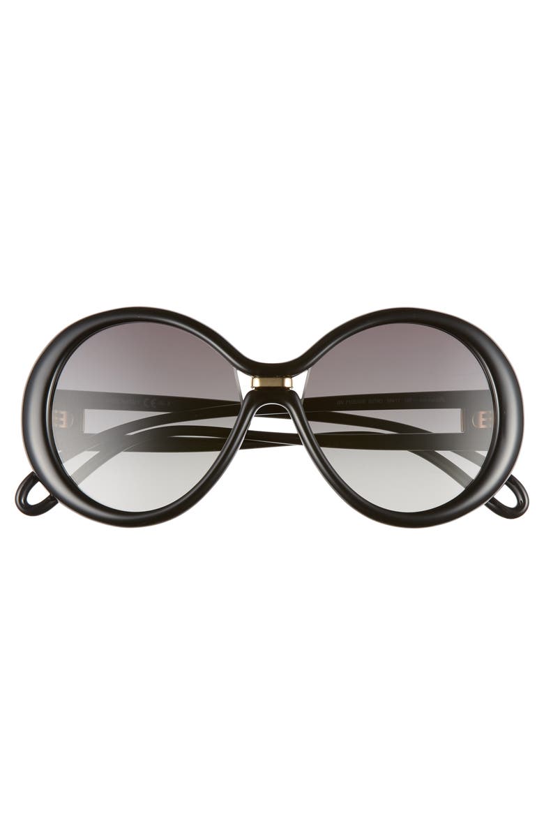 Givenchy 56mm Round Sunglasses, Alternate, color, 