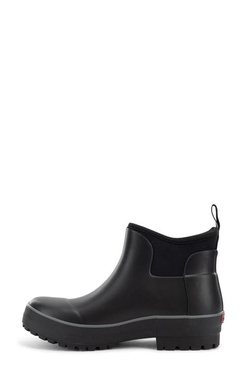 Chooka Everyday Ankle Rain Bootie In Black