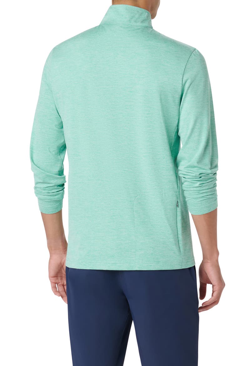 Quarter Zip Performance Pullover, Alternate, color, MENTHOL