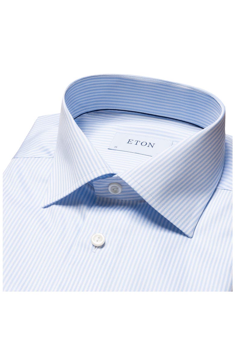 Contemporary Fit Stripe Dress Shirt, Alternate, color, BLUE