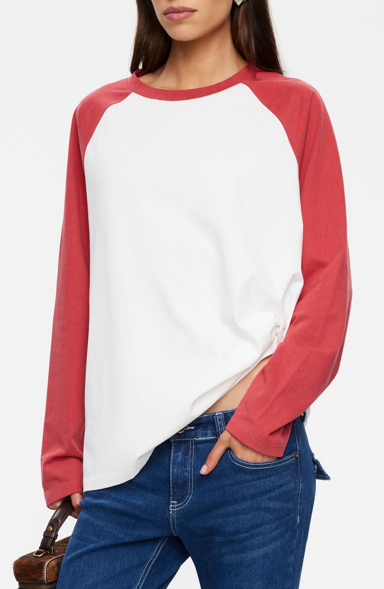 LIONESS Kravitz T-Shirt, Alternate, color, Crimson