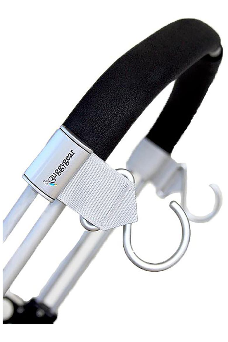 2-Pack Stroller Hooks, Alternate, color, PLATINUM