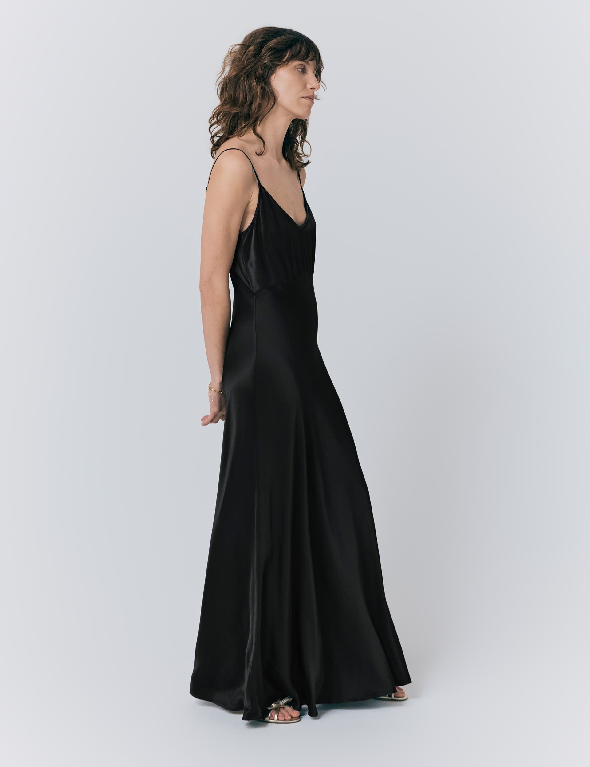 Winnie Satin Maxi Dress - image 2