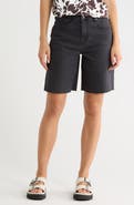 Vigoss Denim Cuff Off Bermuda Shorts