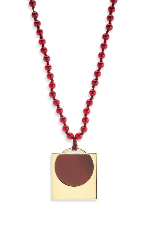 Square Medallion Necklace