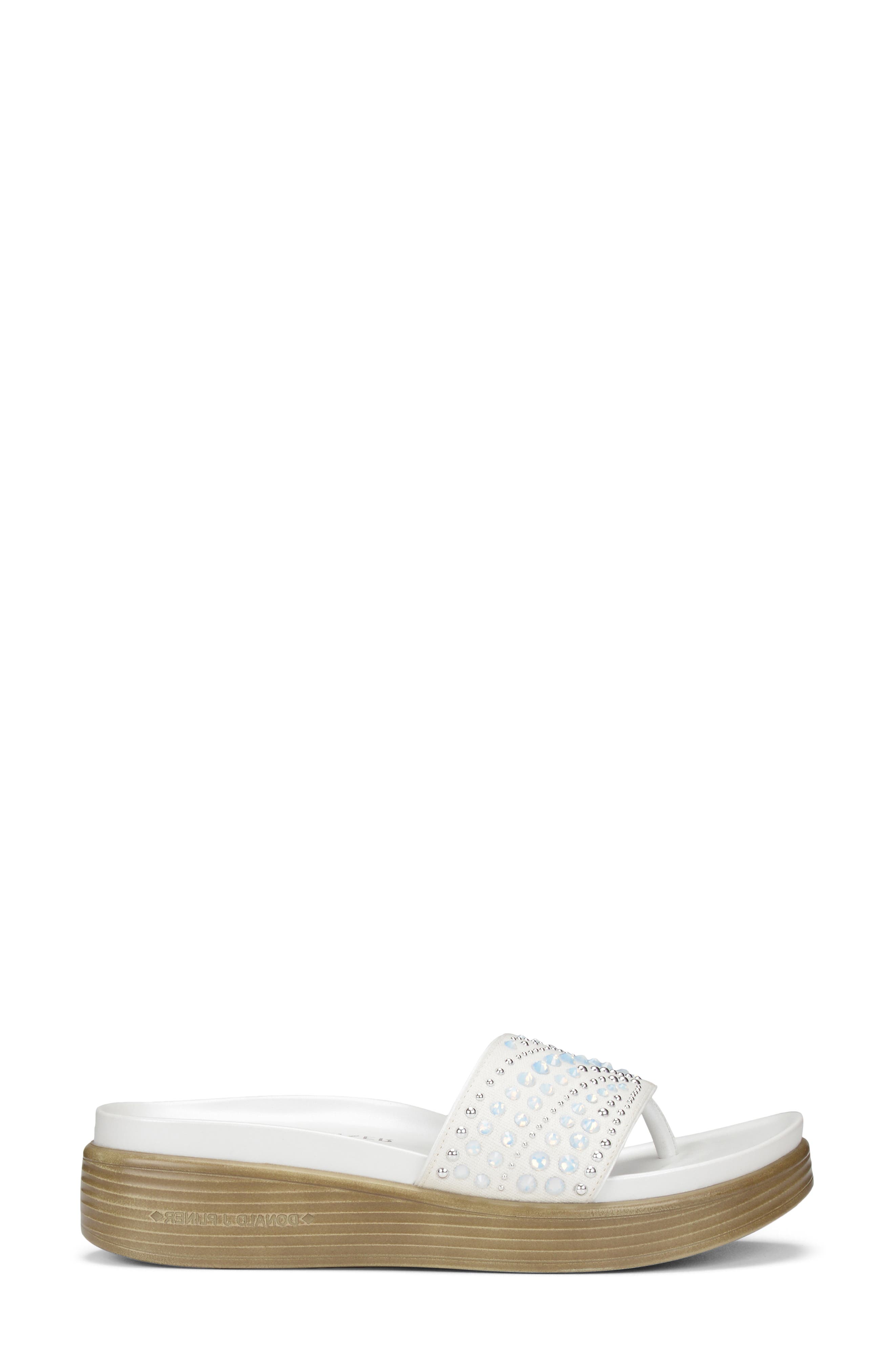 Fifi Slide Sandal, Alternate, color, BONE CANVAS