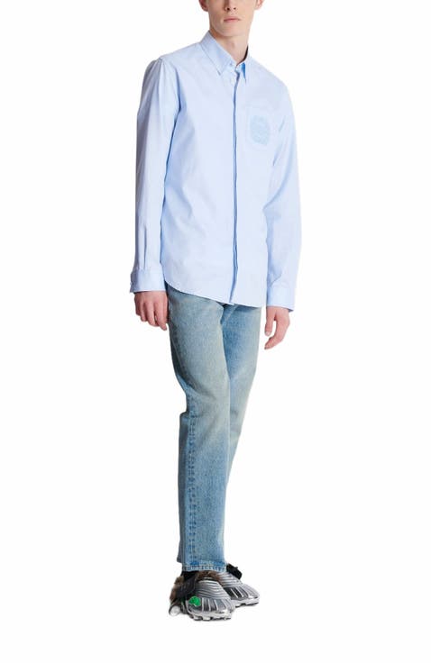 Écusson Embroidered Cotton Shirt