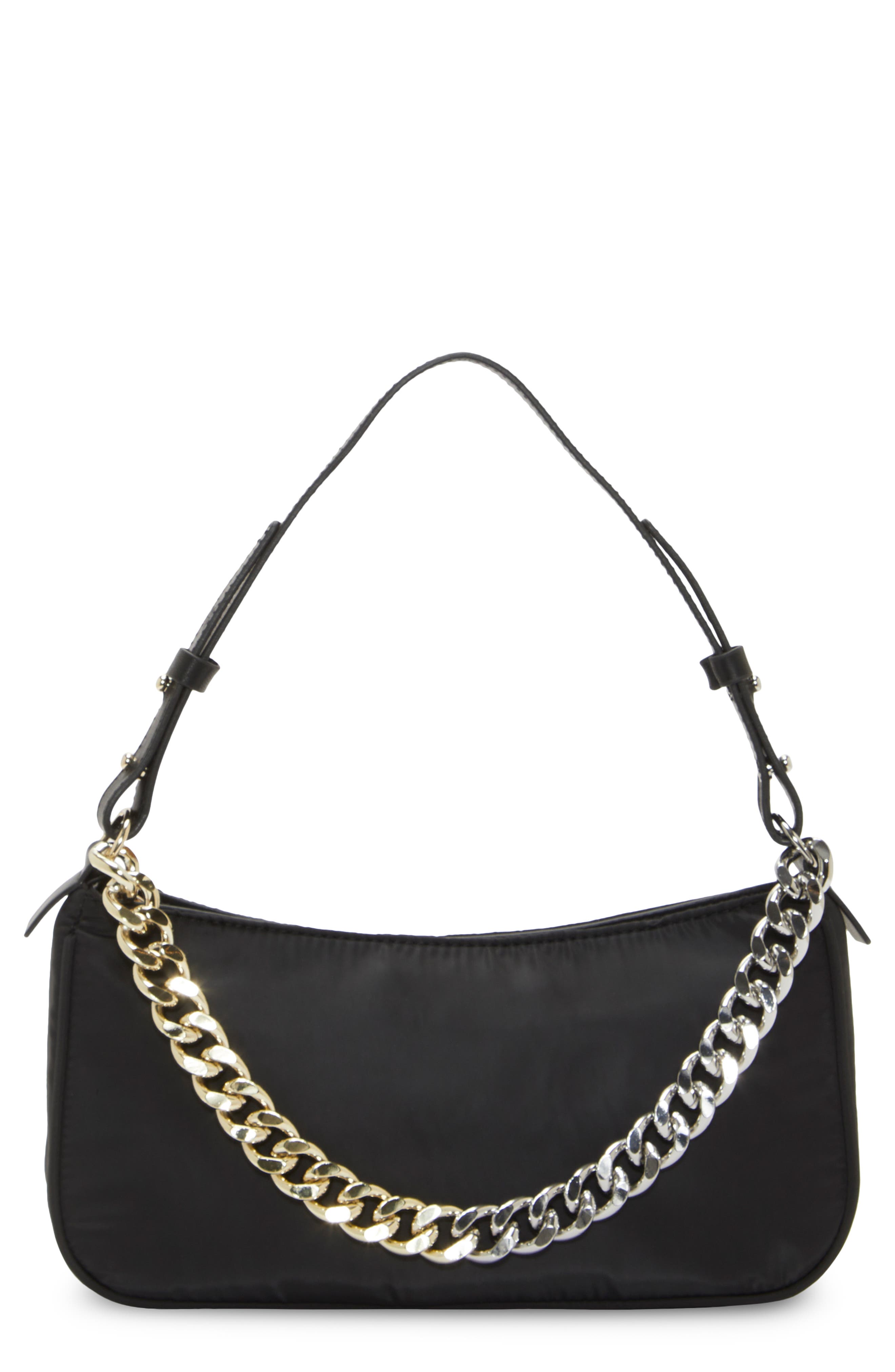 Vince Camuto Manon Nylon Baguette Shoulder Bag, Main, color, 