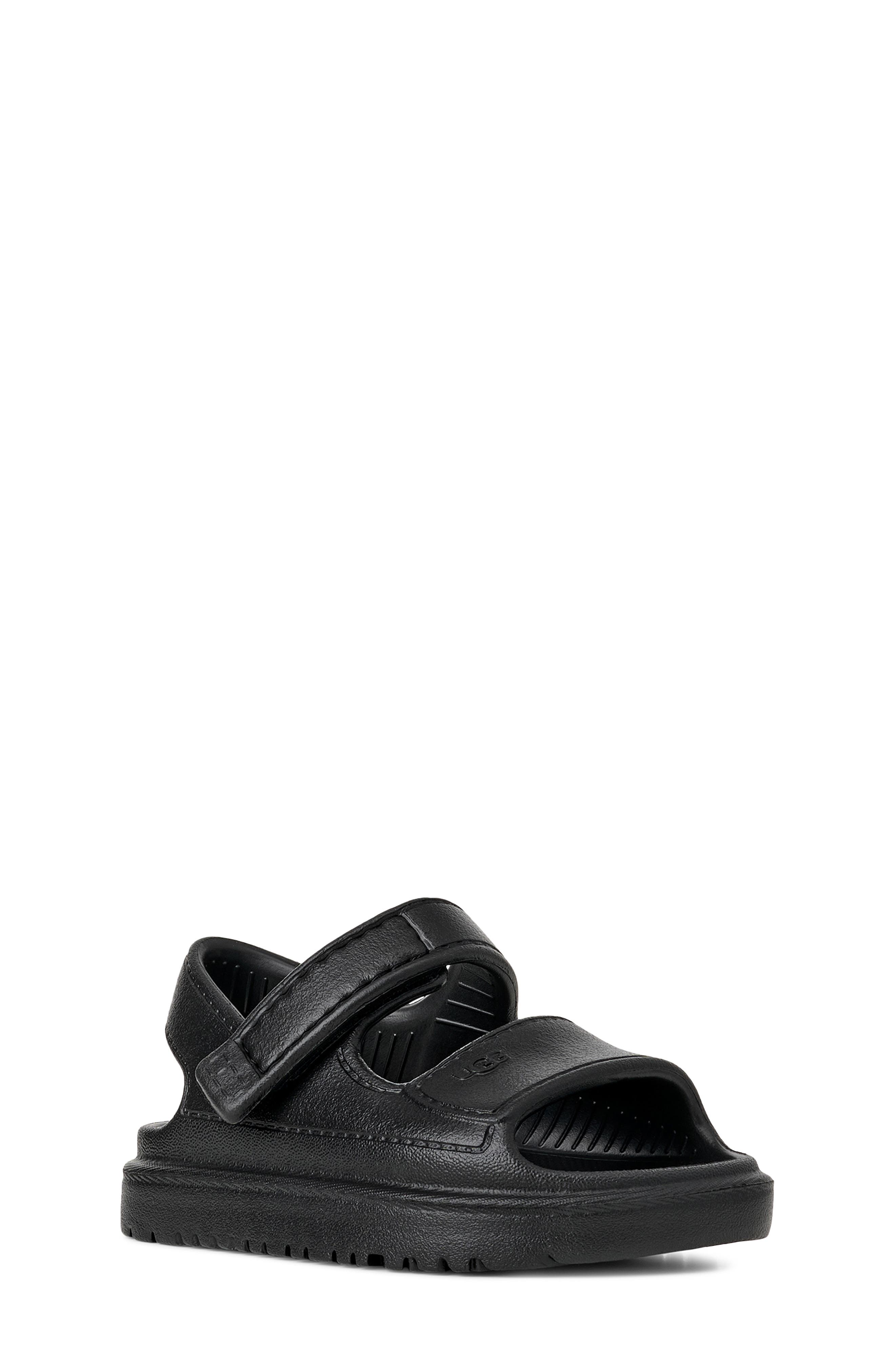UGG<sup>®</sup> Kids' GoldenGlow Water Friendly Sandal, Main, color, Black