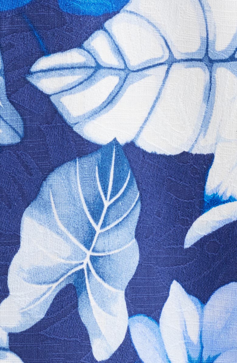 Tommy Bahama Azure Escape Silk Button-Up Shirt, Alternate, color, Royal Indigo