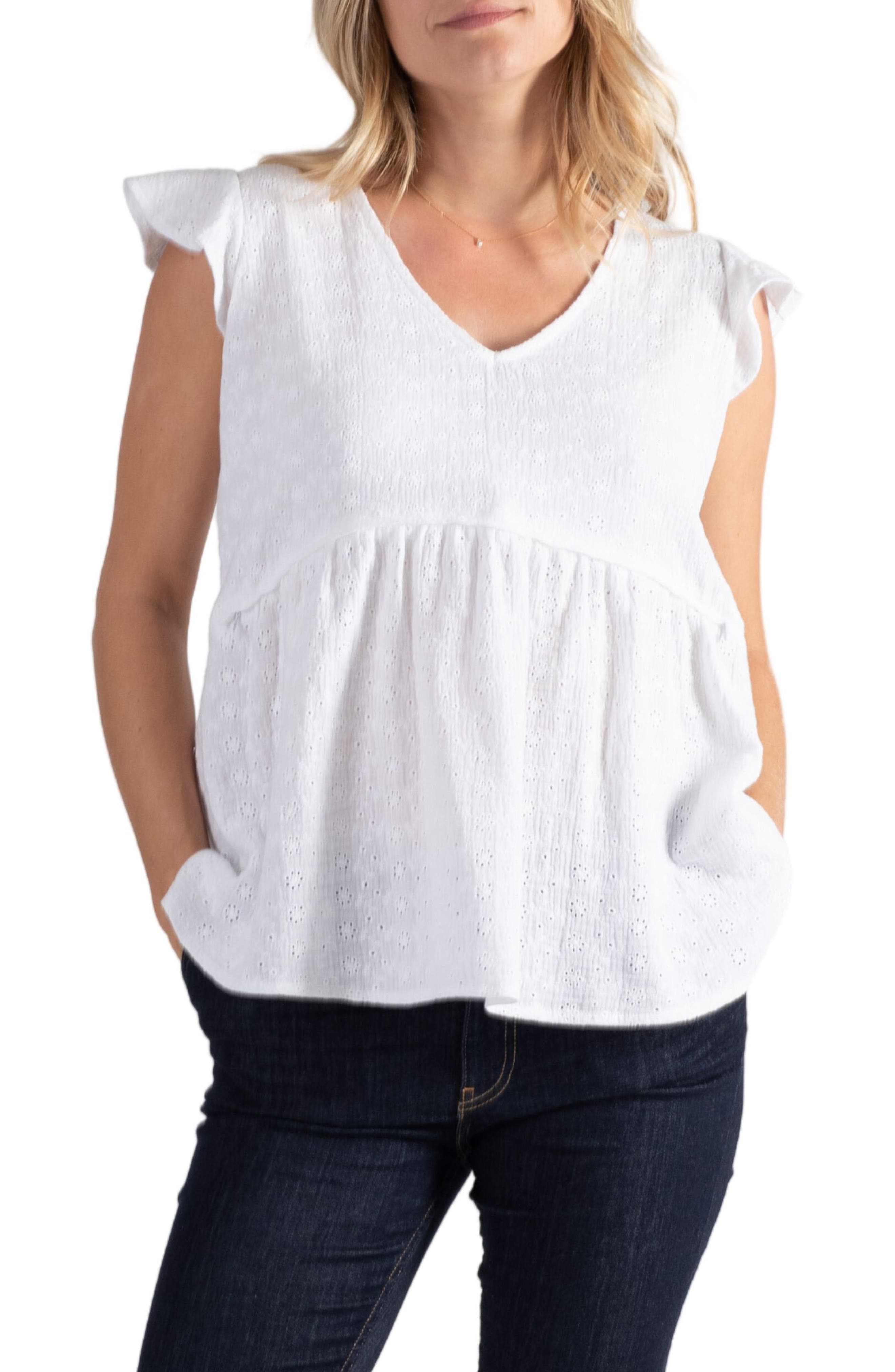 WHITE EMBROIDERED