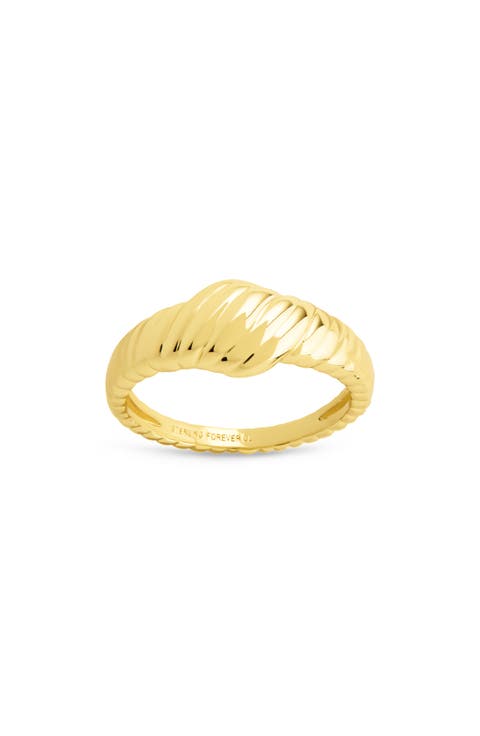 Elena Twist Signet Ring